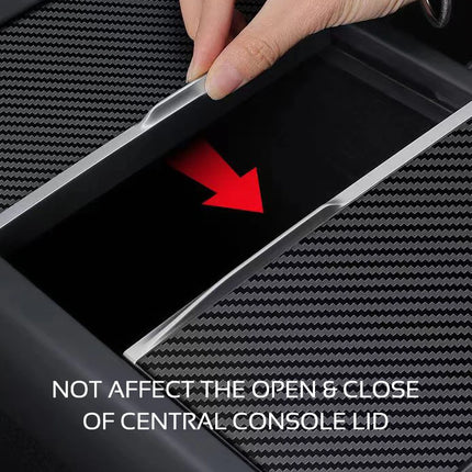 For Tesla Model 3 Highland Y Juniper 2024-2026 Center Console Cover Protector Sticker Central Control Panel Film Car Accessories