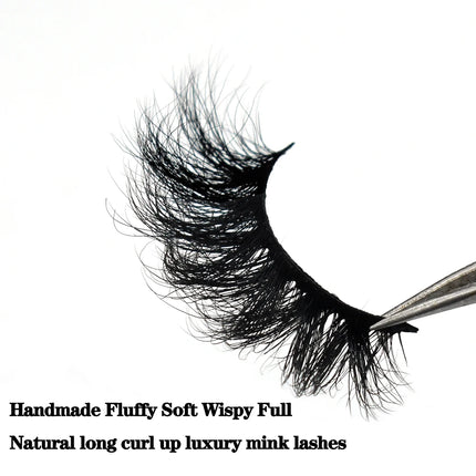 FOXESJI Makeup Eyelashes 3D Mink Eye Lashes Fluffy Soft Wispy Natural Lashes Extension Reusable Fake Lashes Mink False Eyelashes