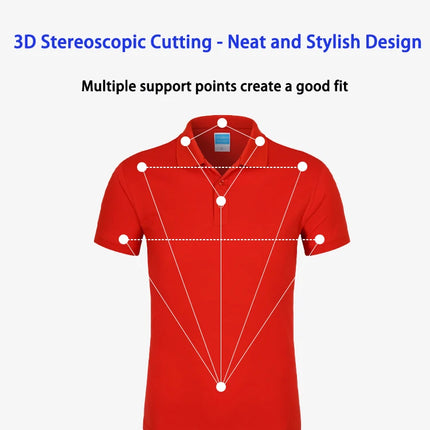 POLO shirt Men's Solid Color Short Sleeved top Team Clothing Customization Red Orange and Other Colors Customization