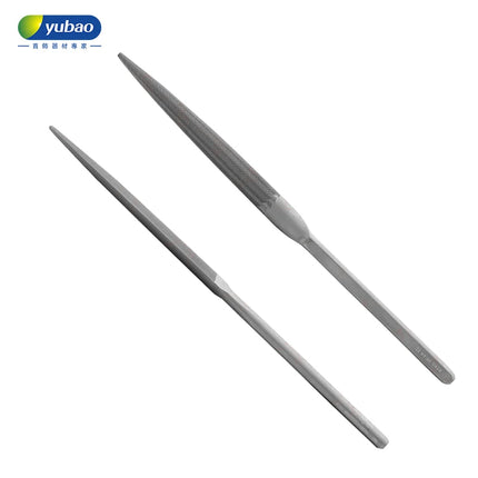 Swiss Vallorbe File White Handle Triangle Half Round File Jewelry Polishing and Shaping File Pointed Fine Teeth Hand Tool
