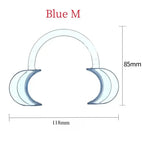 100pcs Blue M