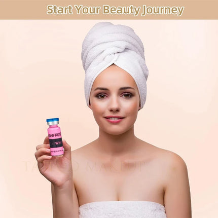 Korea 10 vials 5ml BB Cream Glow Ampoule Essence Kit Semi-permanent Niacinamide Whitening Foundation Concealer Cream Skin Care