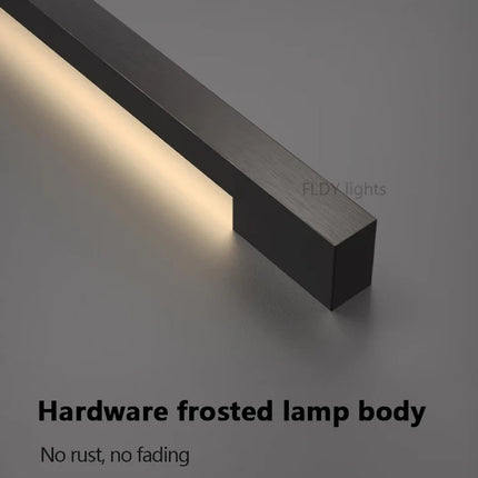 Modern Minimalist Long Wall Lamp LED Wall Mounted Light Indoor Living Room Bedroom Background Lamp Home Decora Fixtures 110/220V