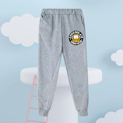 New Kids Zip Hooded Sweatshirt Garfield Trendy Kawaii Design For Boys Girls Autumn Winter Children Wear 3-14 Years