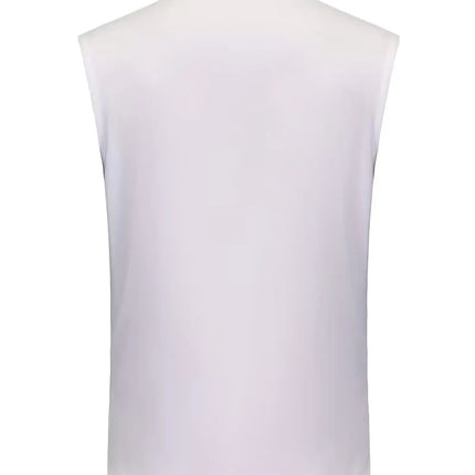 Men's Golf Print Stand Collar Sleeveless Henley Tank Top | Waffle Knit Breathable Casual Sports Shirt