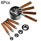 8Pcs Silver