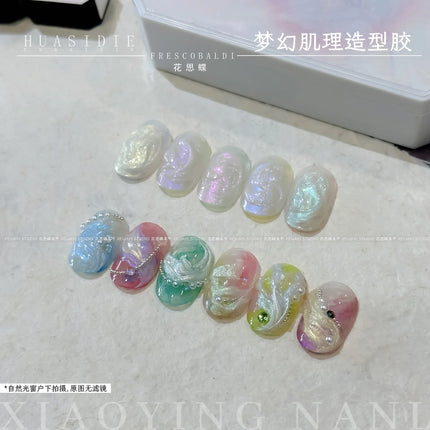 9 colors aurora free wash nail polish solid variable glue smooth soaking UV semi-permanent paint varnish oil painting glue