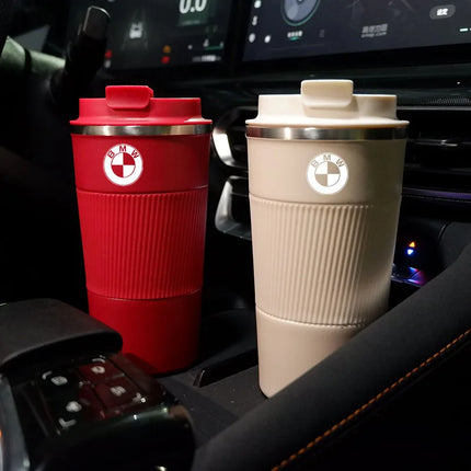 NEW Stainless Steel Coffee Thermos Mug Car Vacuum Flask Travel Thermal Cup For BMW X1 X3 X4 X5 X6 X7 F10 F20 F30 G20 G30 E46 E60