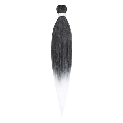 Pre-stretched Synthetic Braiding Hair Ombre Professional Easy  Hot Water Setting Soft  Crochet Braid Hair  Extensions