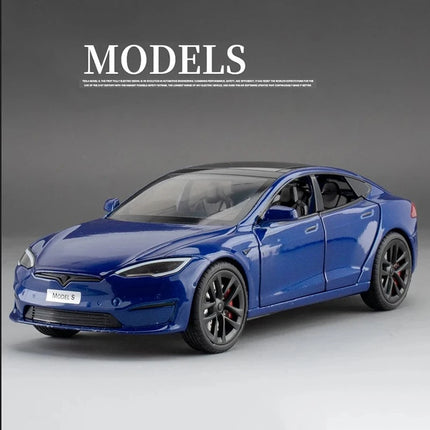 1:24 Model X Model Y Model 3 Alloy Die Cast Toy Car Model Sound and Light Children's Toy Collectibles Birthday gifts
