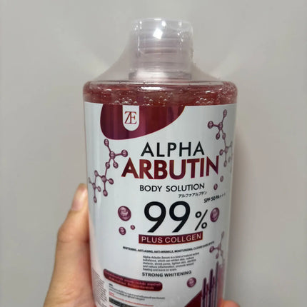 500ml AHA Body and Face Serum Water Moisturizing and Smoothing Facial Skin Arbutin Body Essence Water