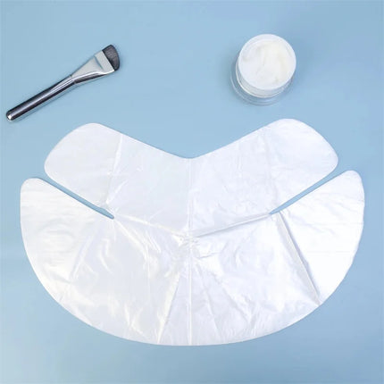 Plastic Film Neck Masks Wrap Disposable Transparent DIY Neck Stickers Paper Ultra Thin Beauty Skin Care Tool Kits