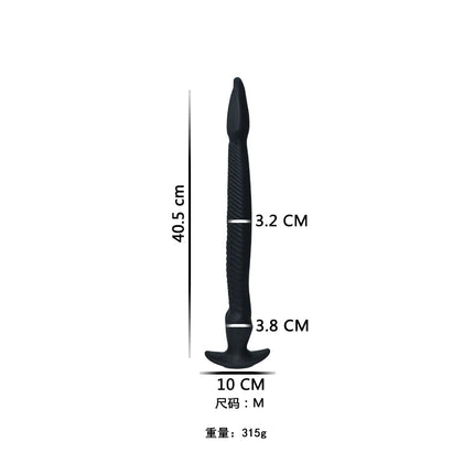Eel Tentacle Anal Plug Super Long Anal Plug Soft Liquid Silicone Anal Dilator Women's Men's Anal Massage Adult Products