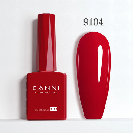 9ml CANNI Gel Nail Polish HEMA FREE TPO FREE Round Brush Gorgeous Color Soak Off UV LED Semi Permanent Gel Varnish Winter Nails