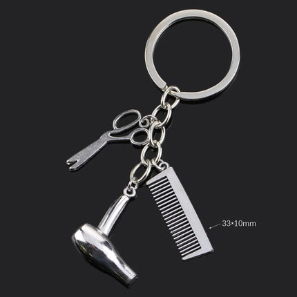 Fashion Animal Women Keychain Car Moon Cat Dog Love Heart Key Chain Friends Gift Jewelry Bag Pendant Wing Evil Eye Angel Turtles