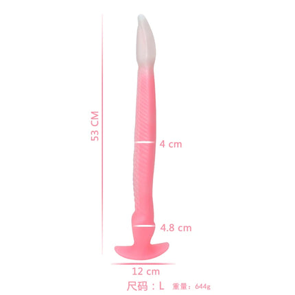 Eel Tentacle Anal Plug Super Long Anal Plug Soft Liquid Silicone Anal Dilator Women's Men's Anal Massage Adult Products