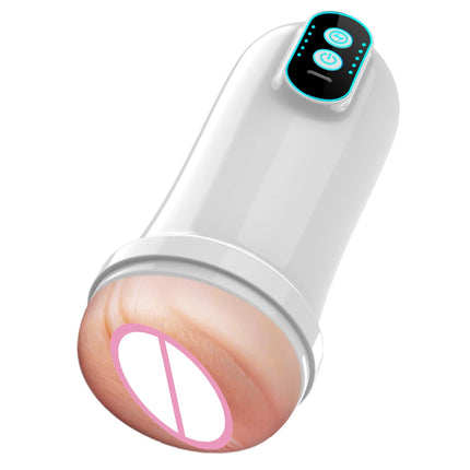 Male Masturbation Cup Artificial Vagina Pocket Pussy Automatic Vibrating Blowjob Oral Masturbator Onahole Adult Sex Toys 18+