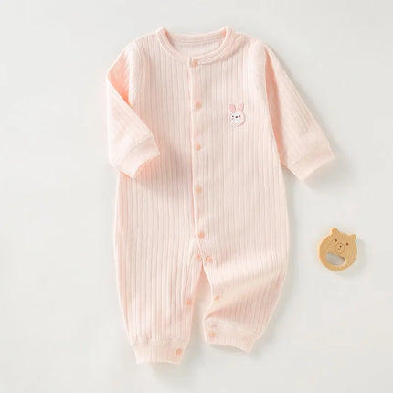 Autumn Baby Jumpsuit Spring Boneless Pure Cotton Newborn Baby Romper Crawling Clothes Boys and Girls Baby Clothes 0-24 Months