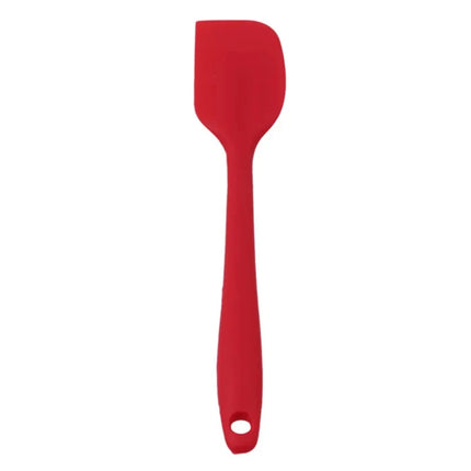 1PC Small Heat Resistant Integrate Handle Silicone Spooncolor Silicone Scraper Cake Cream Spatula Knife Kitchen Baking Tool