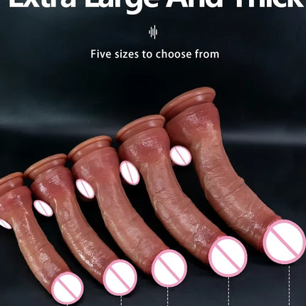 Oversized Realistic Dildo Huge Penis Penetration Anal Sex Toys For Women Masturbation Soft Dick Dildos Sexy Adult Sex Toy Gay