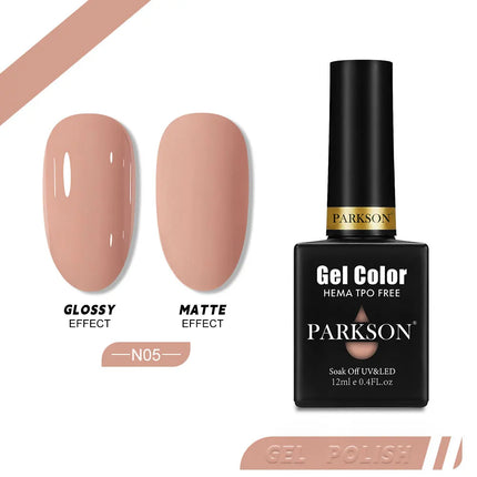 Parkson 12ml Nail Gel Polish TPO HEMA Free Glitter Semi Permanent Soak Off UV LED Long Wear Ultra Diamond Top Coat Varnish