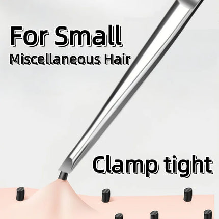 High-quality Stainless Steel Tweezers Suitable for Eyebrow and Beard Grooming Multi-functional Beauty and Facial Care Tool