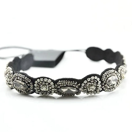 Women Rhinestones Headband New Fashion Crystal Cute Bride Hair Band Wedding Hair Accessories Party gift Jewelry A5064