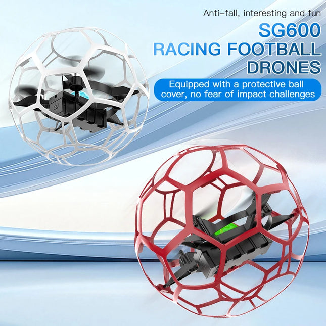 SG600 MAX 2.4G RC Racing Football Drone 3D Full Protection Pressure Altitude Brushless Remote Control Quadcopter For Kid Adult