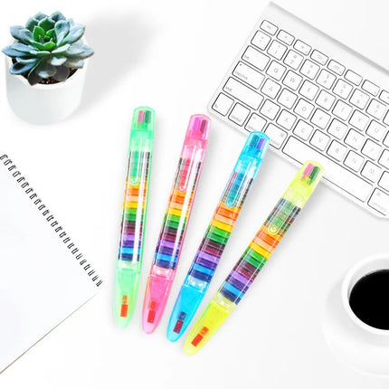 2026 Creative Stationery 20-color Children's Drawing Toy Crayons Baby Funny Creative Education Paint Children's Graffiti Pen