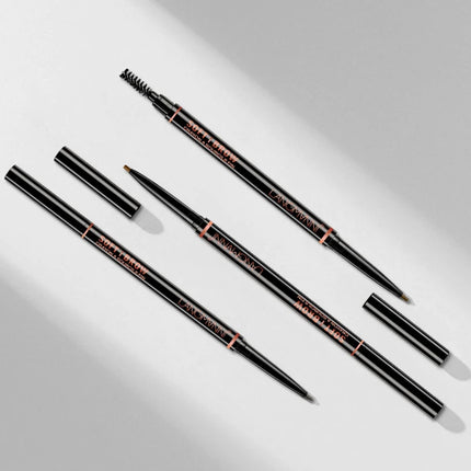 Waterproof Eyebrow Pencil Automatic Rotation Double Head Microblading Eyebrow Pencil Natural Brow Enhancer Cosmetic Products