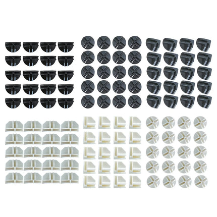 Set of 20 Storage Closet Cube Replacement Grid Connectors Grid Corner Cube