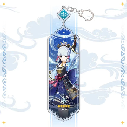 Anime Keychain Linnea Flins Durin Mualani Furina Arlecchin Key Chain Accessories Genshin Impact Cute Bag Pendant Key Ring Gift