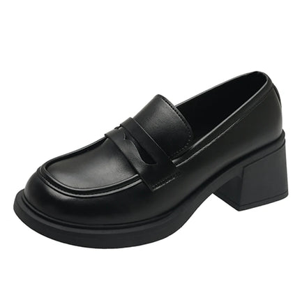 Bla Chunky Heel Mary Janes Women's oes Spring 2026 New High Heel Loers Retro Briti Sle Single oes Faionable Cas...