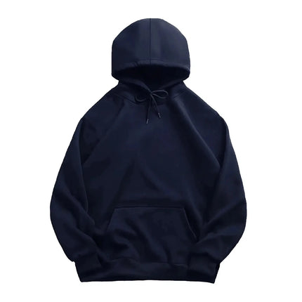 Autumn Winter Thicken Hoodies Fleece Warm Hoodie Men Women Casual Solid Color Sweatshirts Harajuku Long Sleeve Pullover Unisex