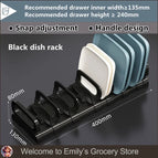 Black dish rack