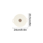 20.5cm white