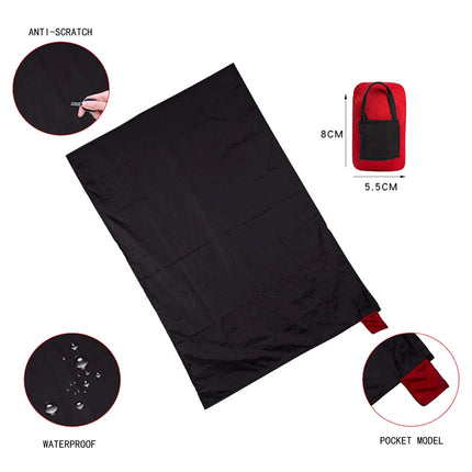 Mini Pocket Picnic Blanket Outdoor Pocket Blanket Foldable Compact Mat Portable Lightweight Picnic Mat Waterproof Beach Pad
