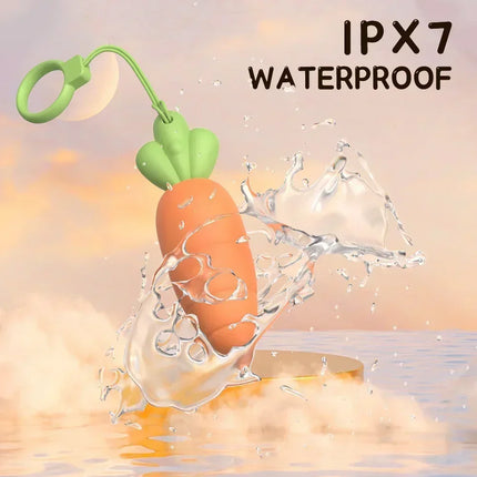 Cute Carrot Vibrating Powerful Mini Bullet 9 Modes for Women Clitoris Stimulator Dildo Adult Sex Toy  Anal Massage Vibrator