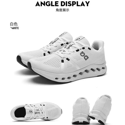 Men Casual Sports Running Shoes Marathon Air Cushion Breathable Lightweight Men Comfortable Athletic Nonskid Sneakers Outdoor