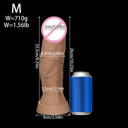 Super Realistic Huge Giant Dildo Long Big Thick Soft Silicone Cup Anal Dildo BLG DICK Penis Adult Sex Toys for Women Men Gay