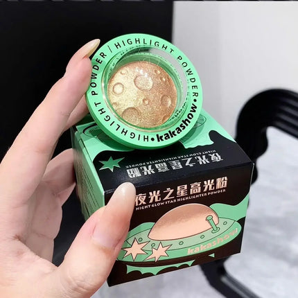 Highlighting Powder Korean Make up Fine Glitter for Face Long-Lasting Highlighting glow reicpe Contouring Luminous Finis