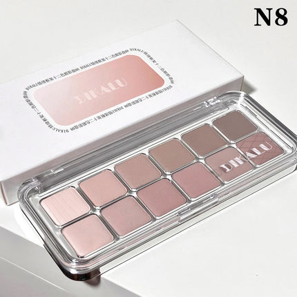 1Pc DIKALU Peach Kumquat Eyeshadow Palette Nude Pink Purple Eye Pearl Glitter Shadows Korean Charming Contour Eyes Make Up