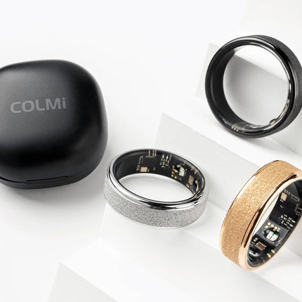 2024 COLMI R10 Smart Ring Men Women, Smartring With Charging Case, Health and Sleep Monitor, 5ATM Waterproof For Xiaomi Phone