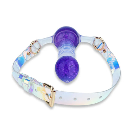 Adjustable Mouth Plug Silicone Anal Plug Dilator with Ball Gag and Straps BDSM Adult Sex Toy for Women and Men Role Play 18+