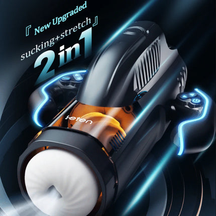 Bermuda Masturbator Powerful Vacuum Sucking Blowjob High-Speed Piston Telescopic Heating Male Masturbation Cup Sex Toys for Men