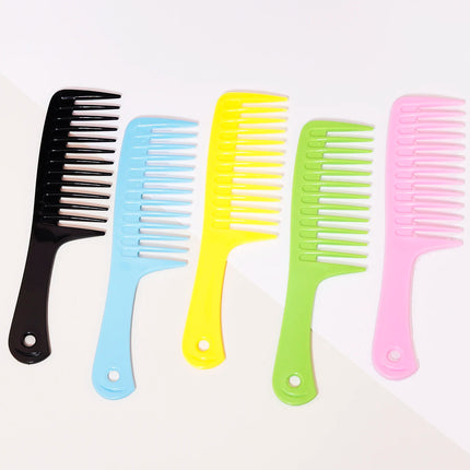 1pc plastic anti-static hair comb heat-resistant curling hair comb professional salon styling comb Special for real hair wigs