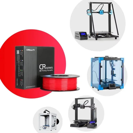 Creality CR-PETG Filament 1KG 1.75mm High-Temperature Eco-Friendly Odorless Non-Toxic 3D Printer Filament with New Colors