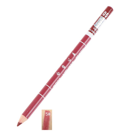1pc Professional Wood Lip liner Waterproof Lady Charming Lip Liner Soft Pencil Makeup Women's Long Lasting Cosmetic Tool 28Color