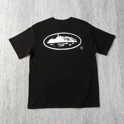 Small Sailboat Art Printed Casual T-shirt Men's and Women's Luxury Brand Top