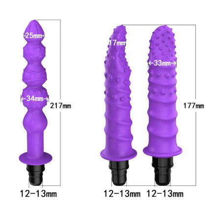 Massage Gun Head Vibration Message Gun Vibrators for Female Man Attachments  Silicone Heads for Fascia Massage Gun Percussion